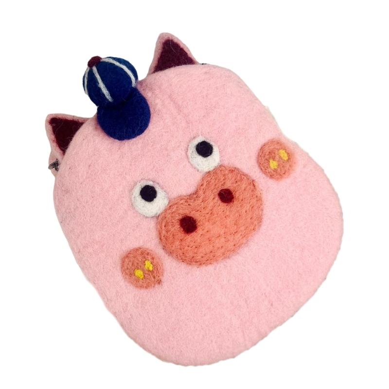

Natural Fiber Drink Mats Cartoon Animal Shape Coaster Heat Resistant Table Protector For Modern Homes Office Use