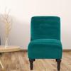 High Elastic Velvet Armless Slipcover Cover for home and hotel Banquet Dinner Ceremony Decor