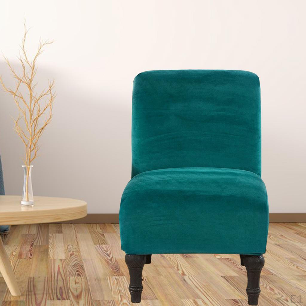 High Elastic Velvet Armless Slipcover Cover for home and hotel Banquet Dinner Ceremony Decor