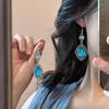 Blue Bohemia Chinese Design Ethnic Earrings - High-Class, Retro Ear Ornaments for Women