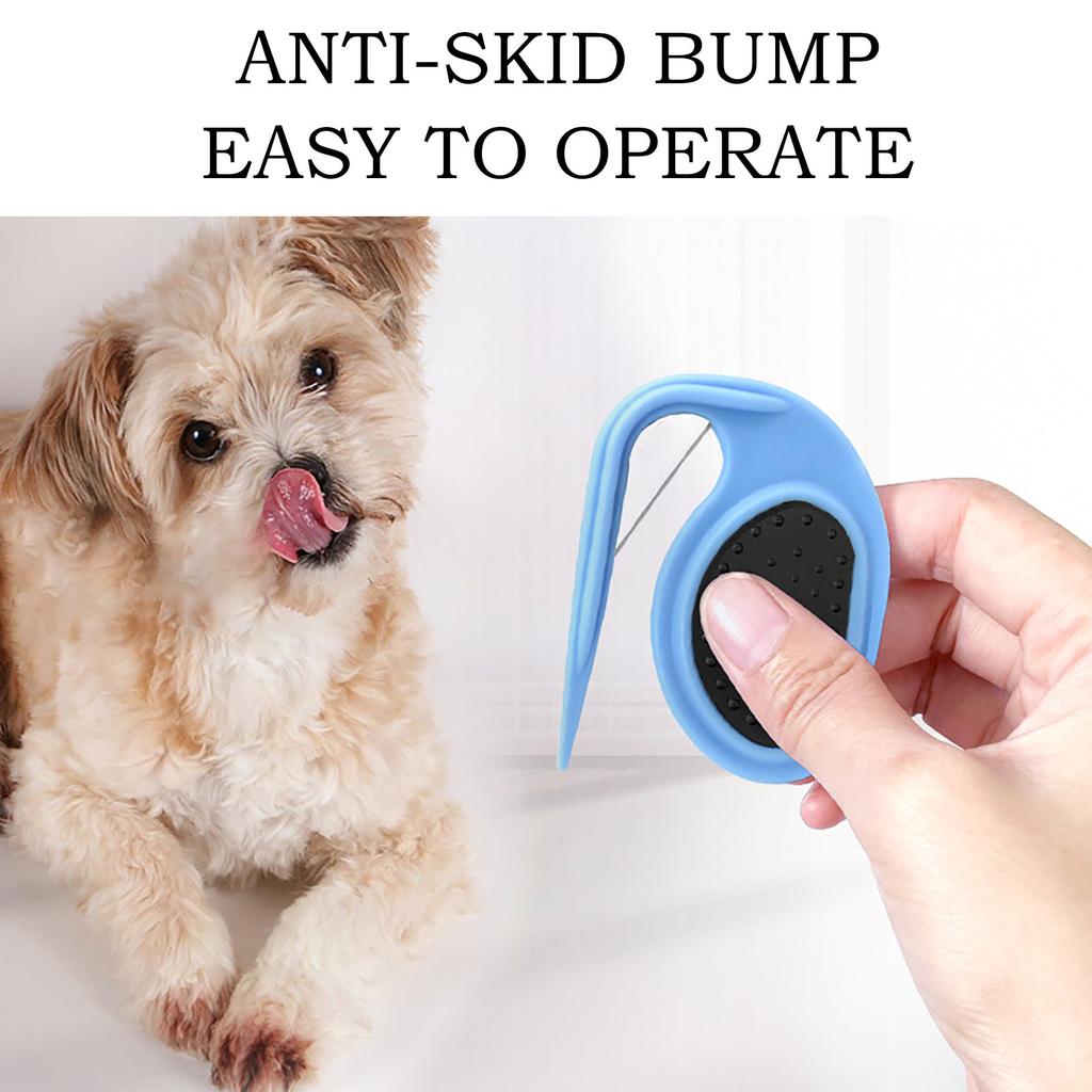 Grooming Knife for Long-Haired Pets - Remove Clumps,2025 New Pet Knotting Massage Comb,3 In1 Multifunctional Dog Comb For Removi