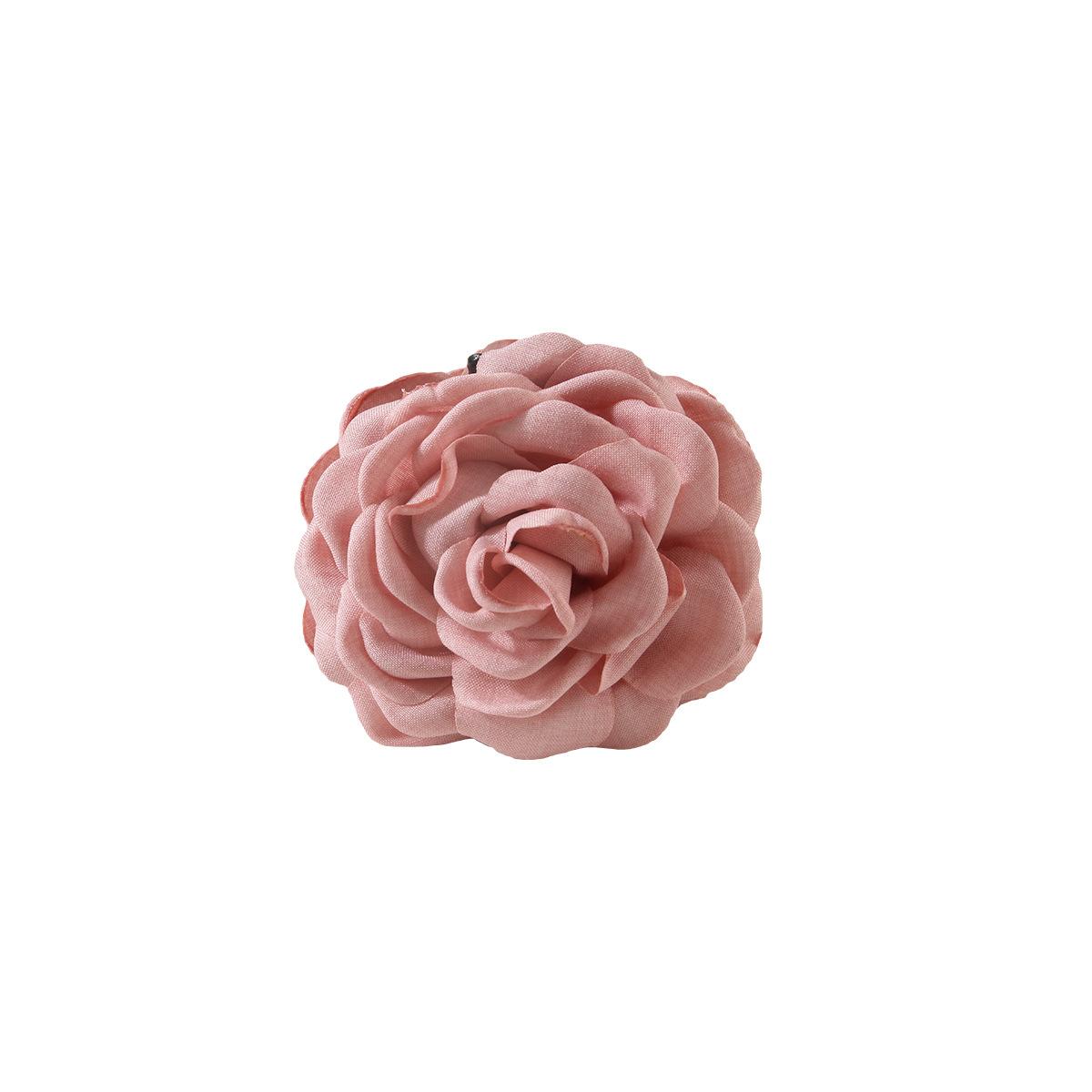 

Hot-selling Large-sized Trendy Flower Clipper Decoration A New Summer High-end and Stylish Updo Hair Accessory One Size розовый