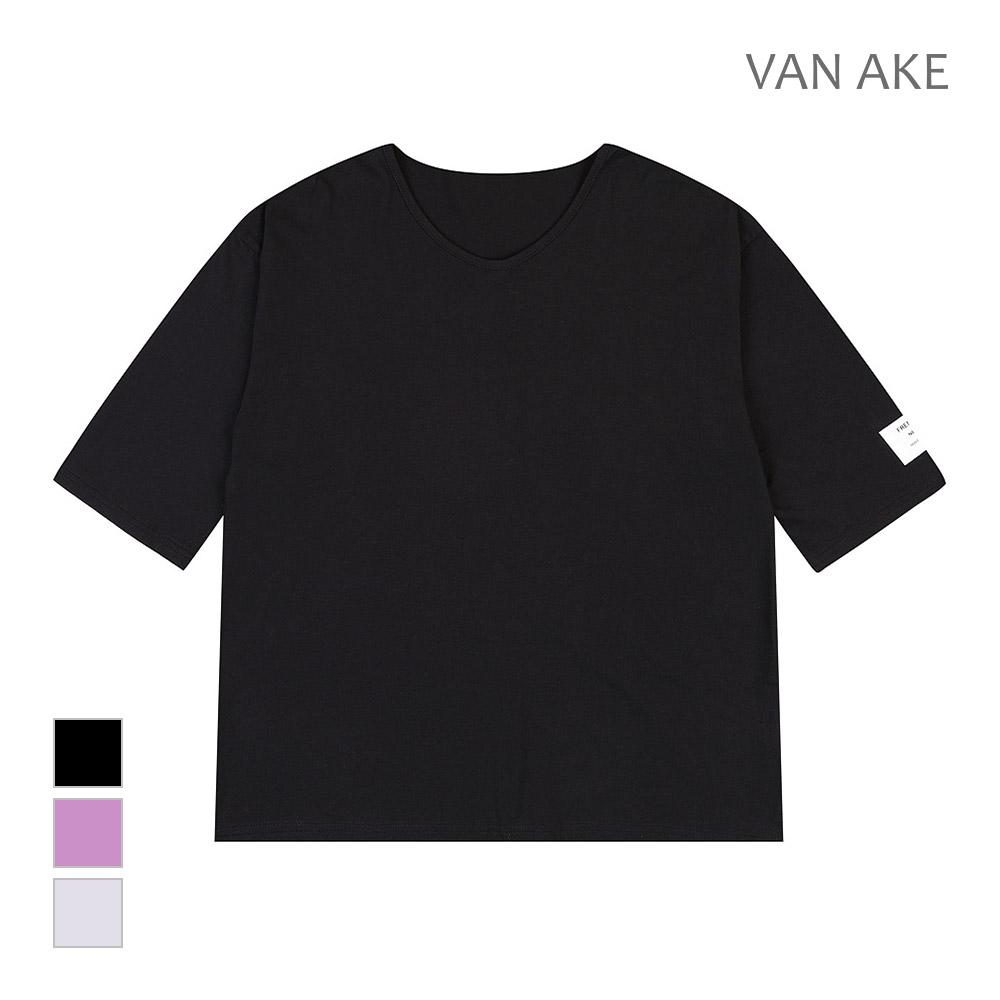 VANAKE V-Neck Short Sleeve T-Shirt_Vb3Xtsq301Z
