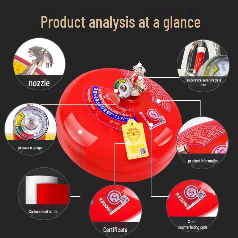 Automatic Ultra-Fine Dry Powder Hanging Fire Extinguisher for Warehouses and Power Stations