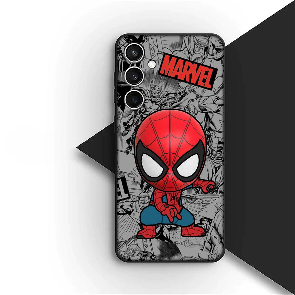 

Cover Spider Man Marvel Venom Deadpool Phone Case for Apple iPhone 17 Air 12 13 Pro Max Mini ProMax 7 + 8 Plus Casing iPhone 13