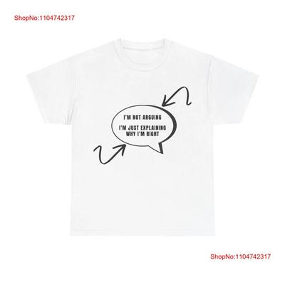 Funny Not Arguing Just Explaining Joke T Shirt Humor Sarcastic  Vintage Washed Soft Homme Designer Clothes Versatile Slightly