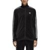 adidas Originals Trefoil Casual Sports Stand Collar Striped Jacket Men Jackets Black DX3626