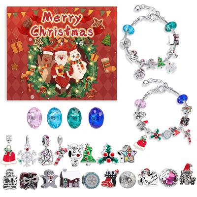 Children Bracelet Making Kit Gift Box DIY Crafts Arts Christmas Present Stocking Stuffers for Girls