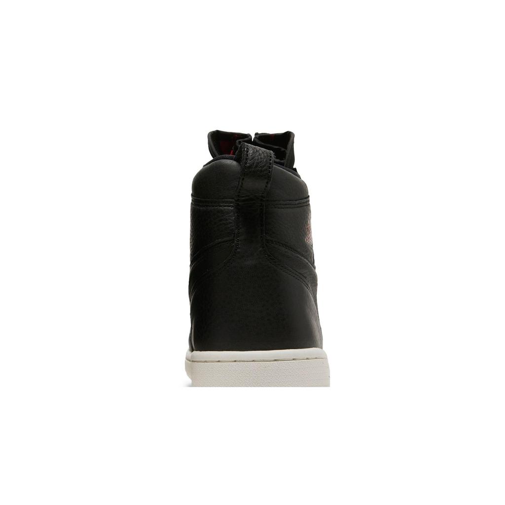 Womens Air Jordan 1 Retro High Zip 'Black' (women's sizes) Black / Phantom-Gym Red Vintage Basketball Shoes AT0575 006