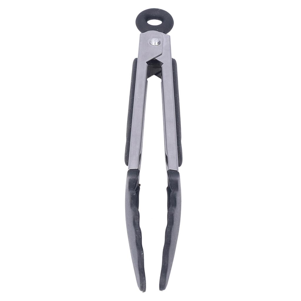 Stainless Steel Kitchen Tongs Silicone Clamp Food Serving Clip for Kitchen Barbecue Grill Baking