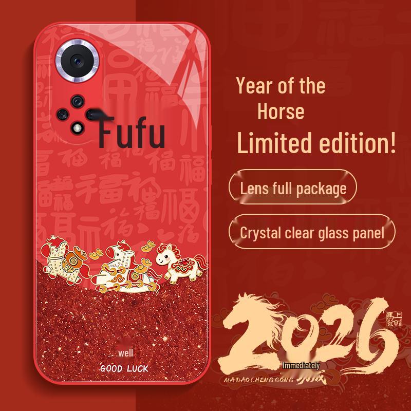 Auspicious Red Huawei Nova 9 Pro Phone Case
