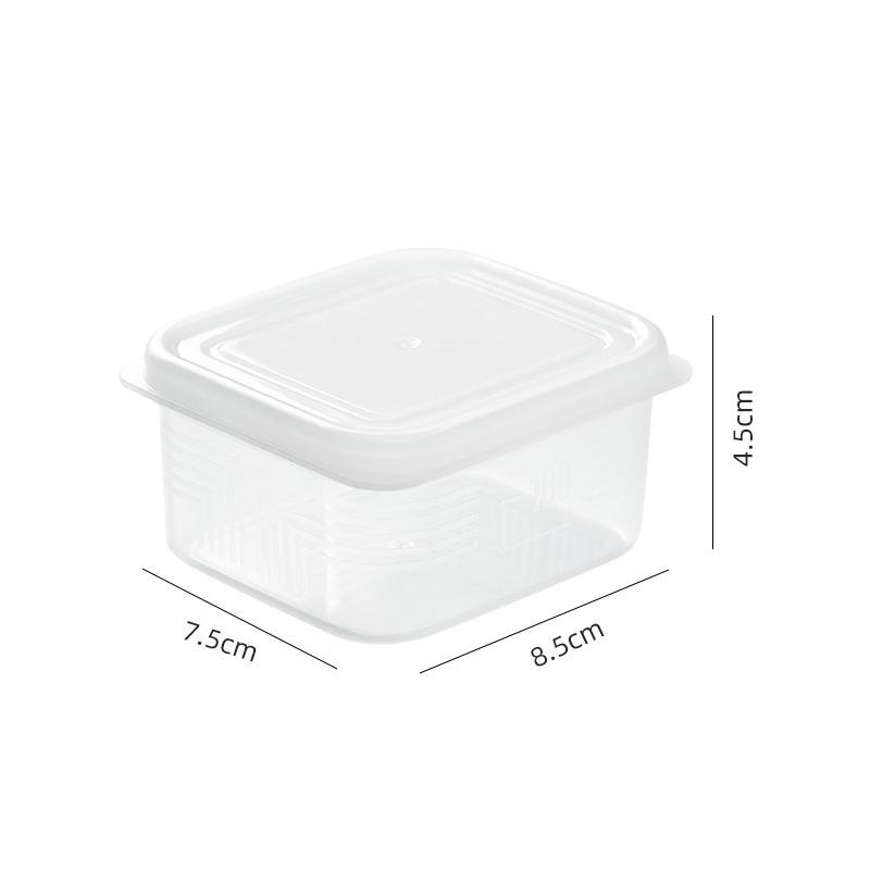 Refrigerator Frozen Meat Storage Box Fresh-Keeping Box Food Grade Fruit Meat Freezing Sealing Box Kitchen Storage Case