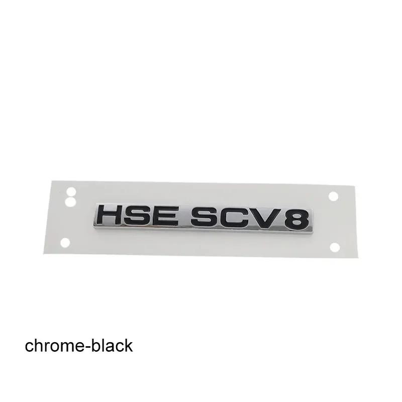 3D Premium HSE SCV8 Letters Sticker for England UK SUV Off Road car MBNWM6 Engine Hood Fender trunk Rear Decal Emblem Badge Sticker