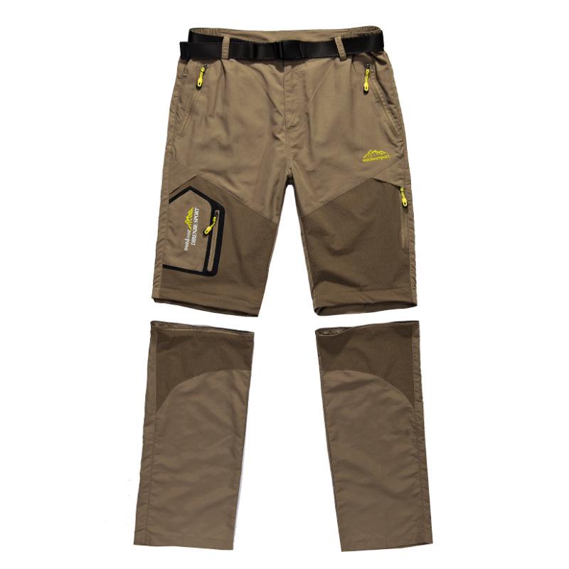 Men's Quick-Dry Convertible Mountaineering Pants & Shorts - Breathable, Lightweight 5817