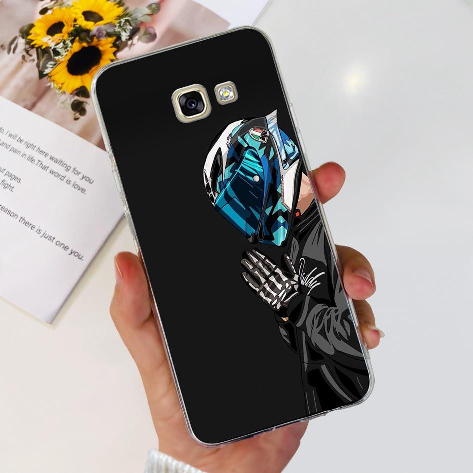 For Samsung Galaxy A5 2017 Case A520 A520F Popular Flower Transparent Silicone Soft Cover For Samsung A 5 2016 A510 A510F Bumper