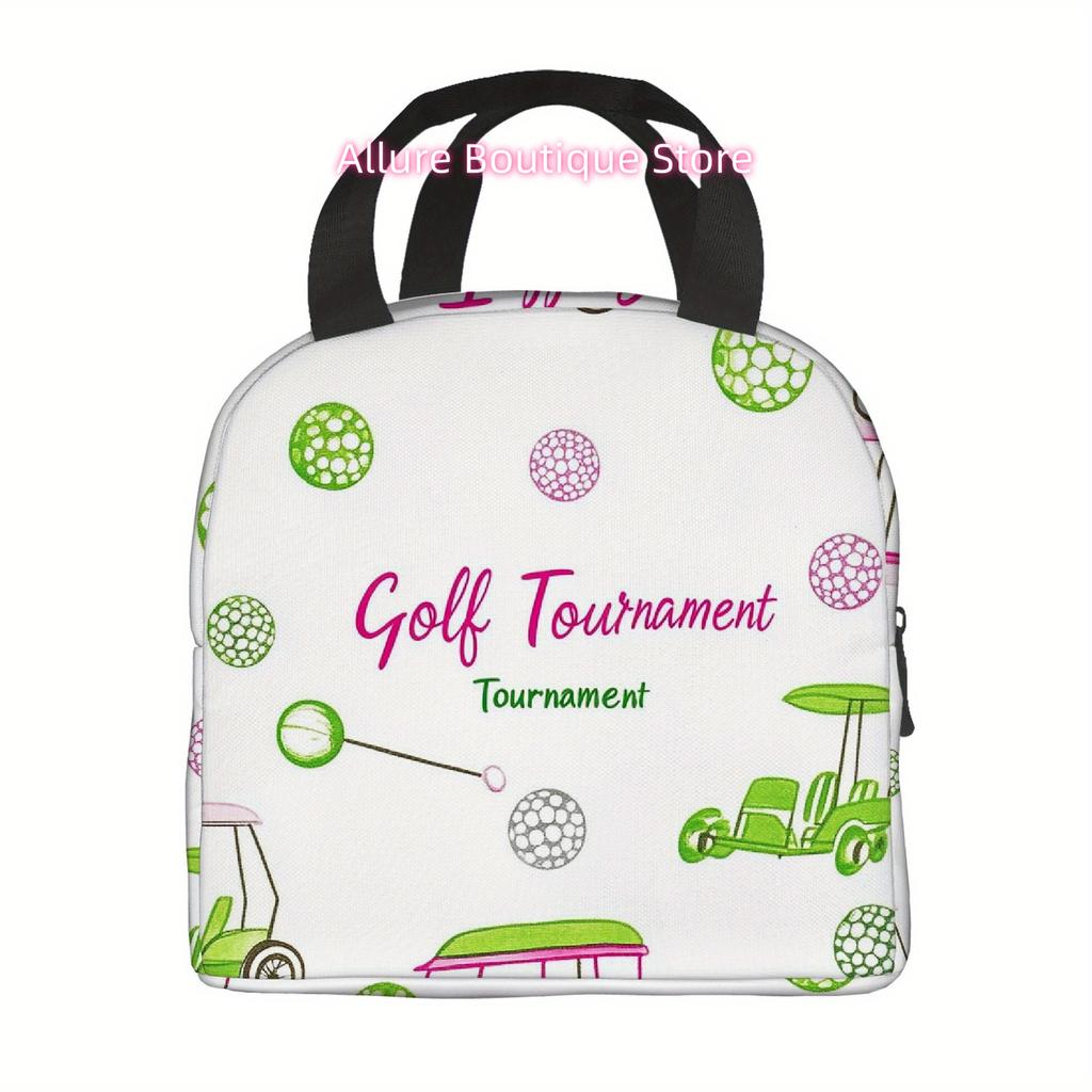 1pc Golf Cart & Ball Thermal Insulated Bag - Reusable, Portable, No-Food Contact, Ideal for Home, Office, Restaurant Use, Mixed