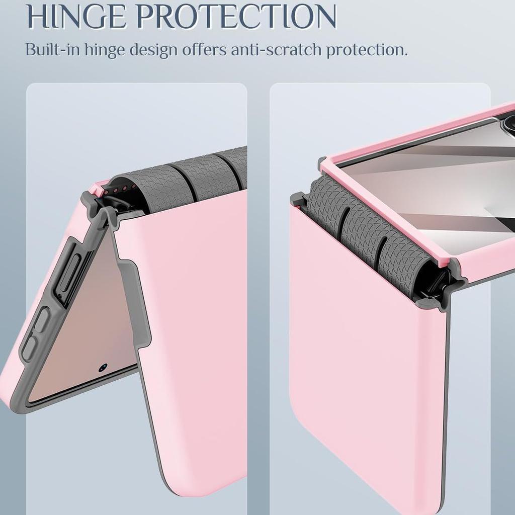 Suitable for Samsung ZFlip 20% off foldable phone case, skin-feel integrated protective cover, zflip7 full protection, anti-drop soft edges