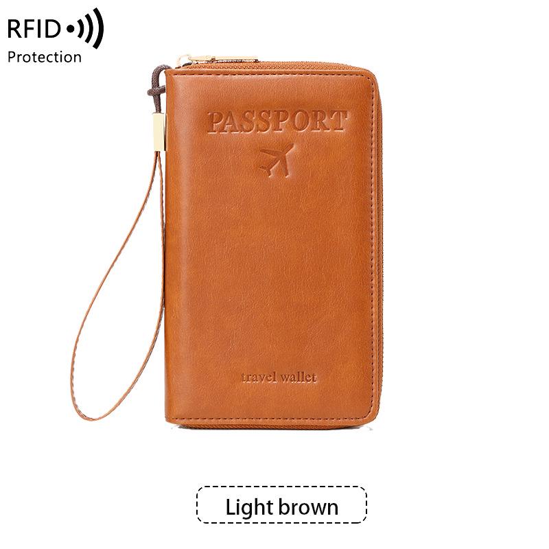 2024 Diebstahlsichere RFID Reisepass- und Dokumentenorganisator Geldbörse