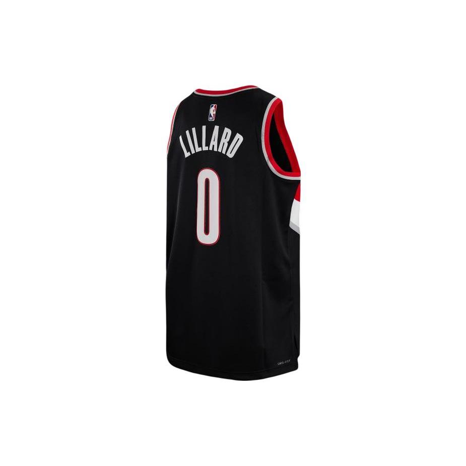 Nike Basketball Jersey 2022 23 Season, Boston Portland Trail Blazers, Lillard Size 0 Men's Black DN2020-010