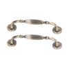 2 Sets Antique Bronze Door Handles Professional Exquisite Vintage Door Handles for Entrance Door