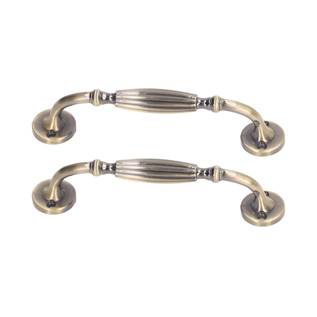 2 Sets Antique Bronze Door Handles Professional Exquisite Vintage Door Handles for Entrance Door
