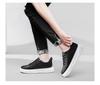 Men's Height-Boosting Low-Top Cowhide Sneakers - Thick Sole, Casual & Running Shoes (White)