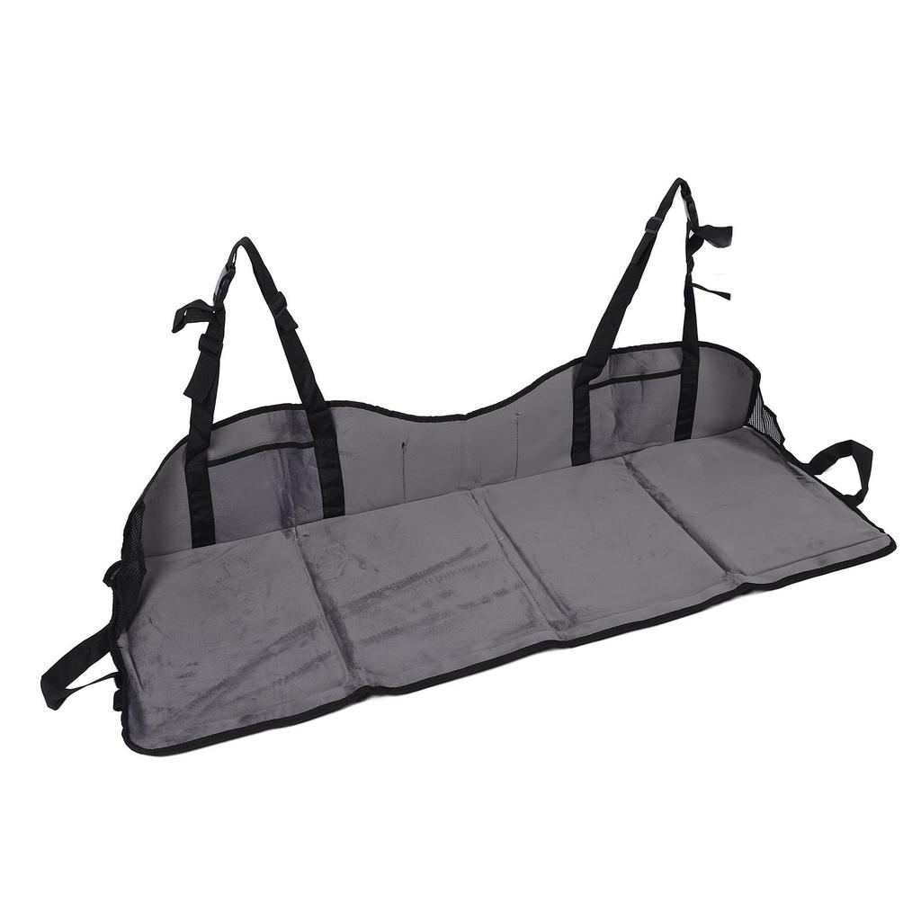 Foldable Car Back Seat Extender Soft Enhanced Comfort Plush Portable Rear Seat Mattrss Extension Plate for Vehicle SUV