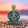 Ny Yoga Meditasjon Havskilpadde Skilpadde Dyrestatue Hage Hjem Harpiksdekorasjon Håndverk
