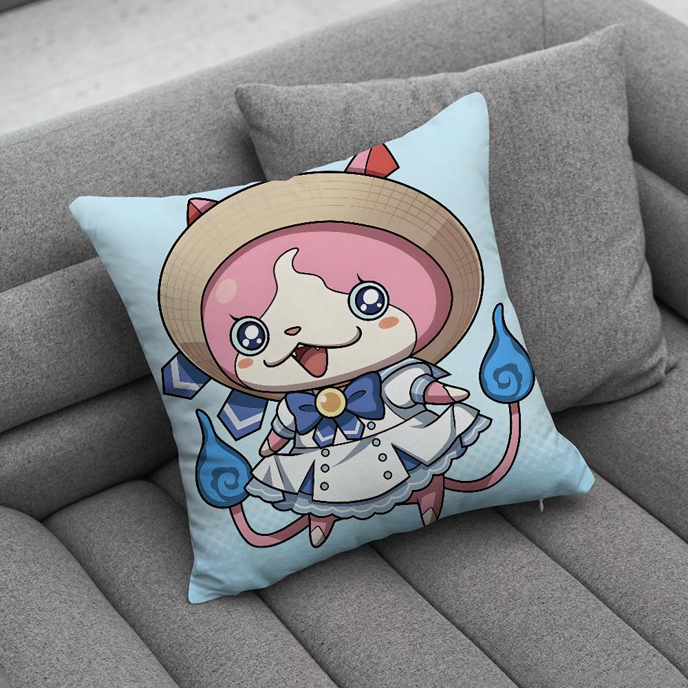 Yokai Cute Watch Pillow Case Soft Cushion Cases for Farmhouse Sofa Decor Home Decorations and Protector