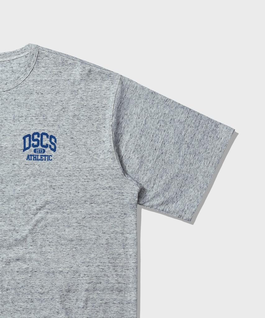 DISCUS ATHLETIC Heavyweight Dcsc Small Logo T-Shirt Heather Grey
