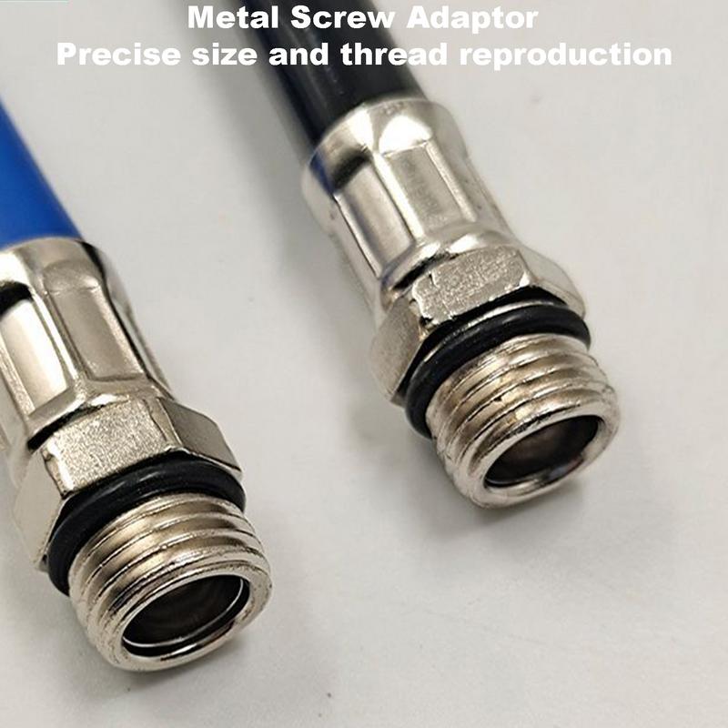 Car Tire Inflator Hose Tyre Hose Portable Air Compressor Pipe Rubber Air Rubber Hose For Automotive Motorbike