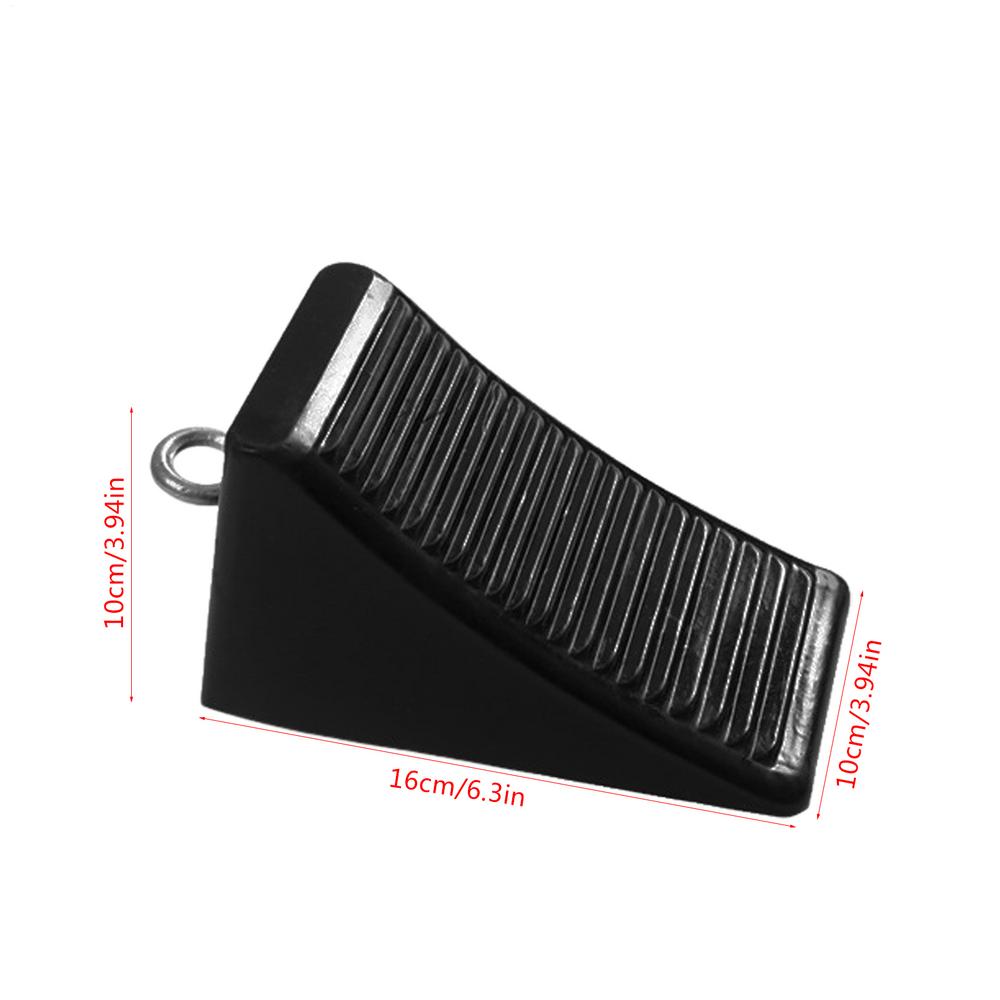 Anti-slip Auto Parking Wedges Car Stopper Tire Block Rubber Wheel Chock Support Pad Car Trailer Wheel Chock With Handles
