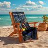 1pc CS Beach Towel, Comfortable and Thick, and Swimming/Bath/Picnic/Camping Towel, Suitable for Seaside Beaches