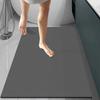 Diatom Mud Bathroom Floor Mat, Solid Color, Absorbent, Anti Slip, Absorbent, Quick Drying, Household Door Mat
