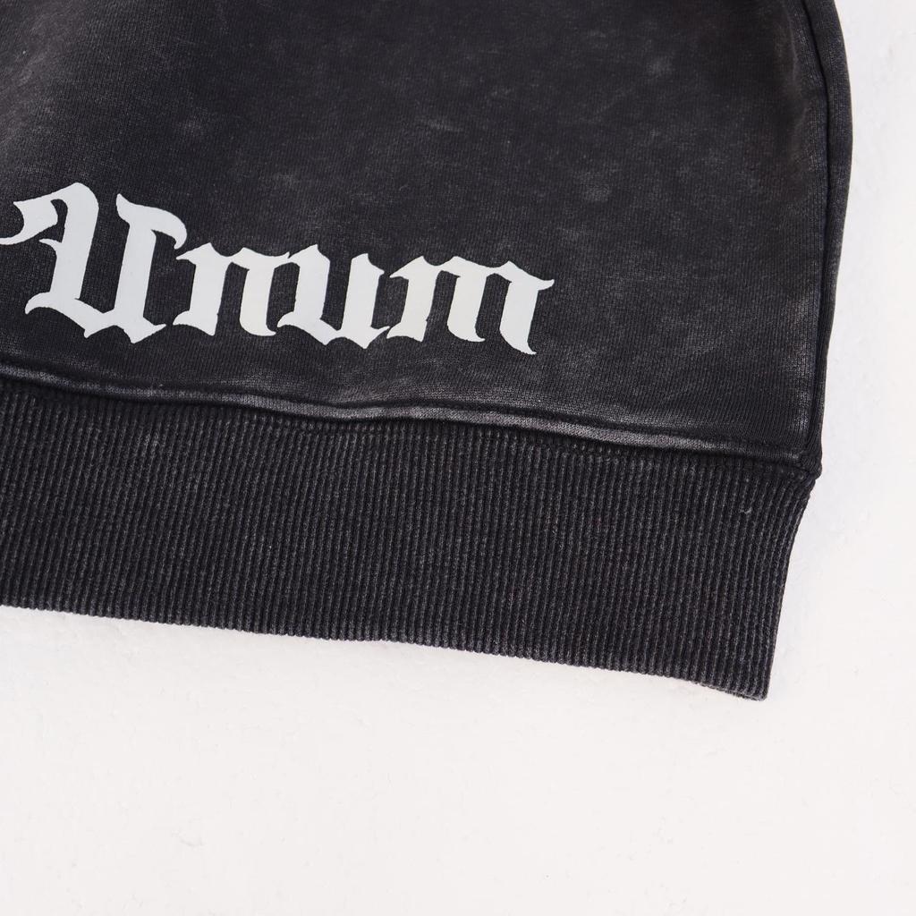25ss Retro American Trend Washed Hip Hop Hoodie - Autumn/Winter