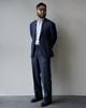 Bants Hdr Worsted Woolenen 3B Single Jacket - Navy