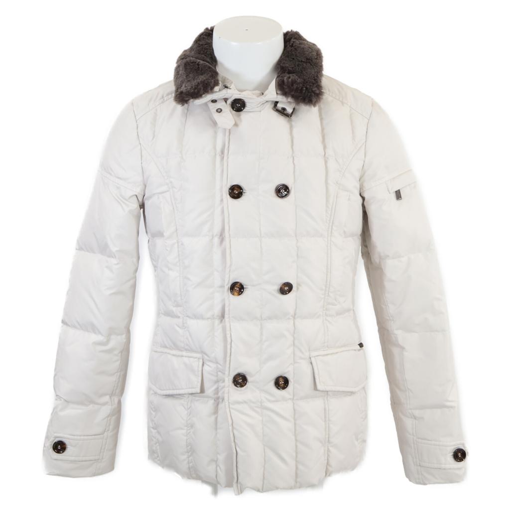 MOORER Excellent condition SIRO-KM fur collar double-breasted down jacket Jacket 46 whiteUsed