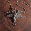1pc Four-winged Angel Pendant, Vintage Fashion Style Charm, Unisex Necklace Decorations