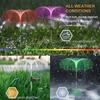 Solar LED Jellyfish Lights Outdoor Garden Decor Lawn Light 7 Color Change Waterproof Patio Yard Pathway Decor Solar Flowers Lamp