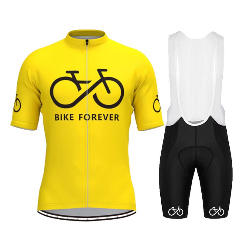 

2026 BIKE FOREVER Стиль Велосипедный Комплект Джерси Летняя Велосипедная Одежда С Коротким Рукавом Велосипедная Майка для МТБ Форма Мужская Уличная Велосипедная Одежда XS