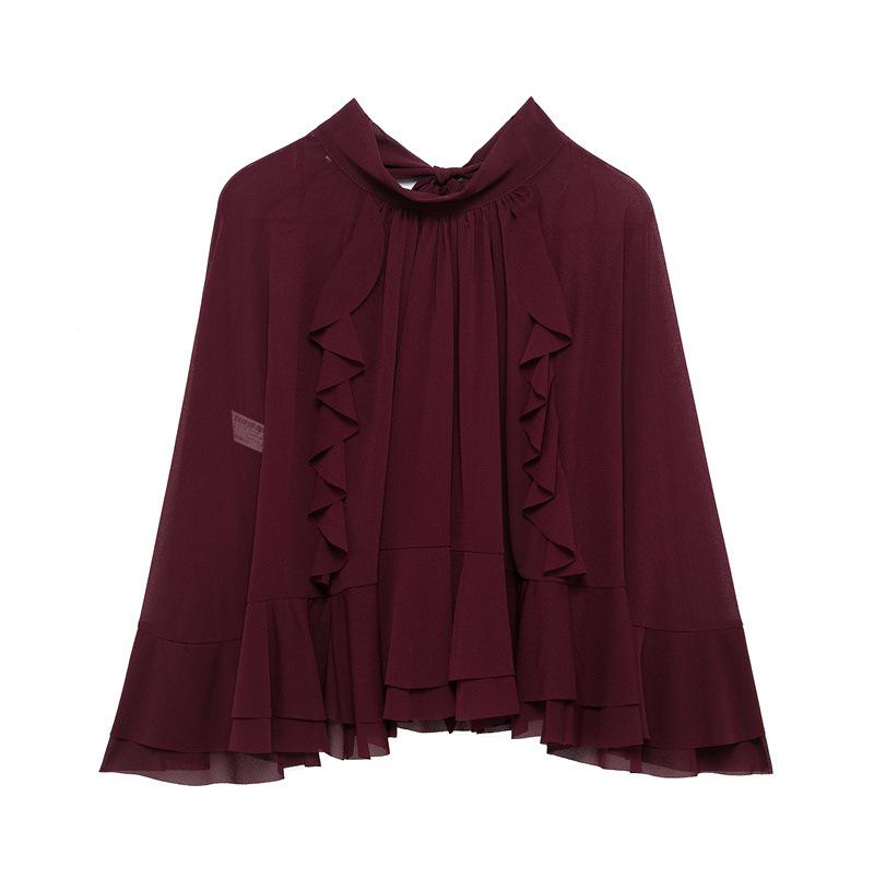 

TAOP&ZA Women s Spring/Summer Elegant Bow Layered Top Extra Small