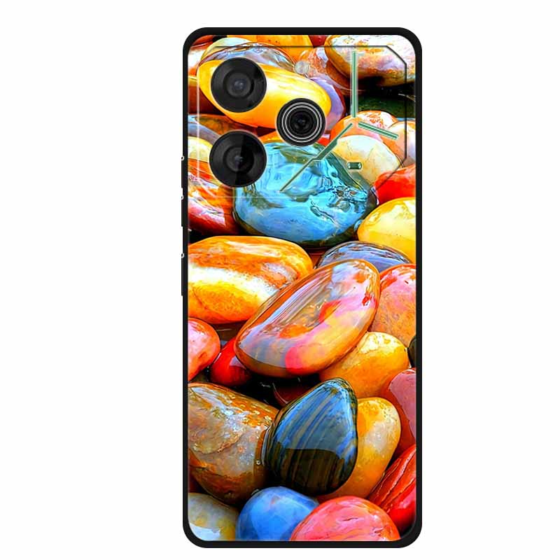 Für Tecno Pova 6 Neo Hülle Tiere TPU Weiches Silikon Rückabdeckung Handyhüllen für Tecno Pova 6Neo 6,78" Stoßfest Wolf Cool funda