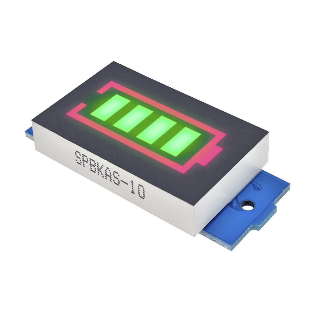 1S 18650 Lithium Battery Level Indicator Module Battery Power Capacity Display Board Green