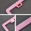 2 Stück 31*16cm Bling Kristall Kennzeichenhalter Rahmen Damen Strassstein Auto Kennzeichenhalter Abdeckung Halter Auto Zubehör Neue Kennzeichenabdeckungen Rahmen