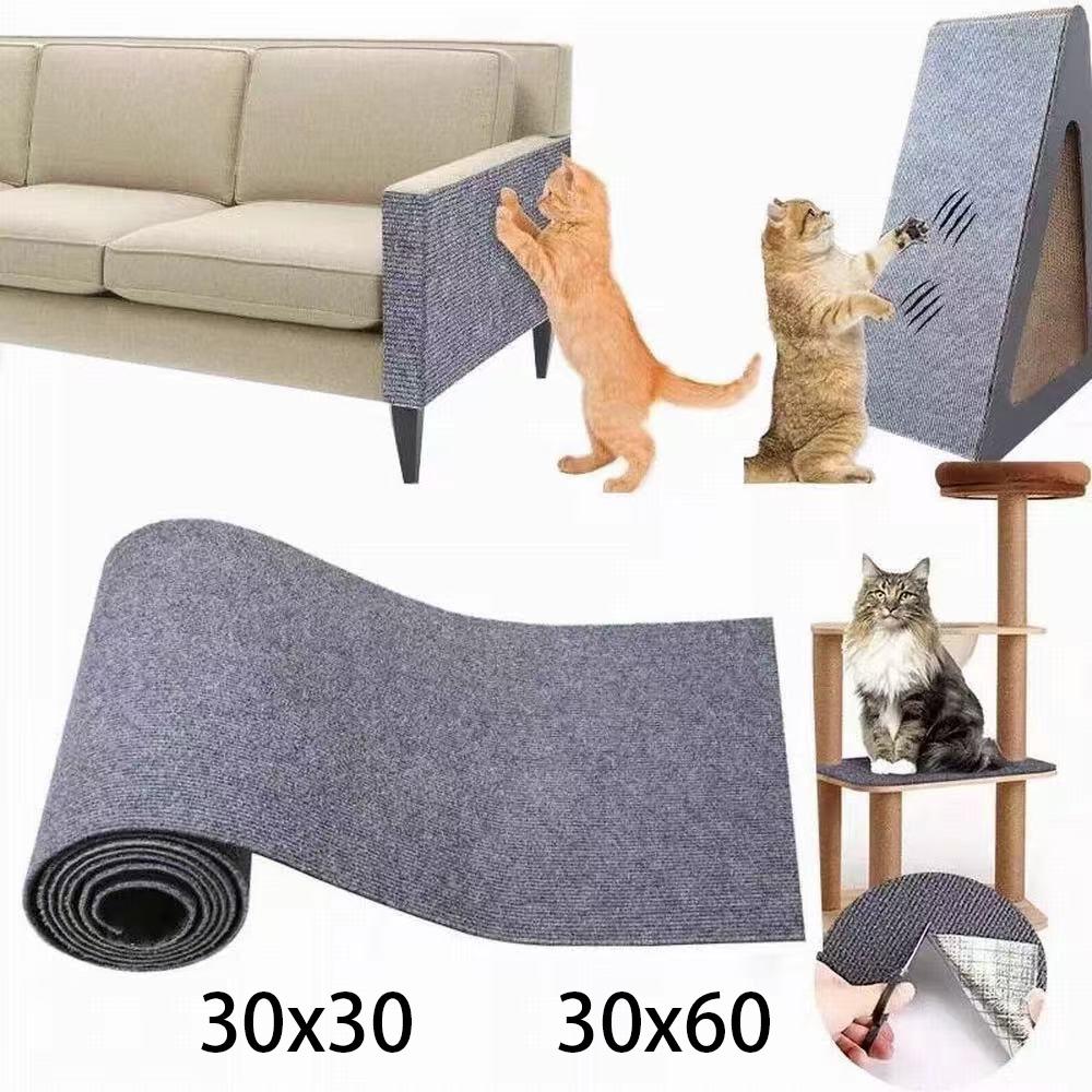 Anti Cat Scratch Mat Self-Adhesive Trimmable Carpet Pad Indoor Couch Sofa Corner Home Furniture Pet Scratcher Wall Protector Pad