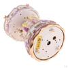 Classical Music Box Rotating Clockworek Musical Lights Twinkling Resin Collectibles Mechanism DIY