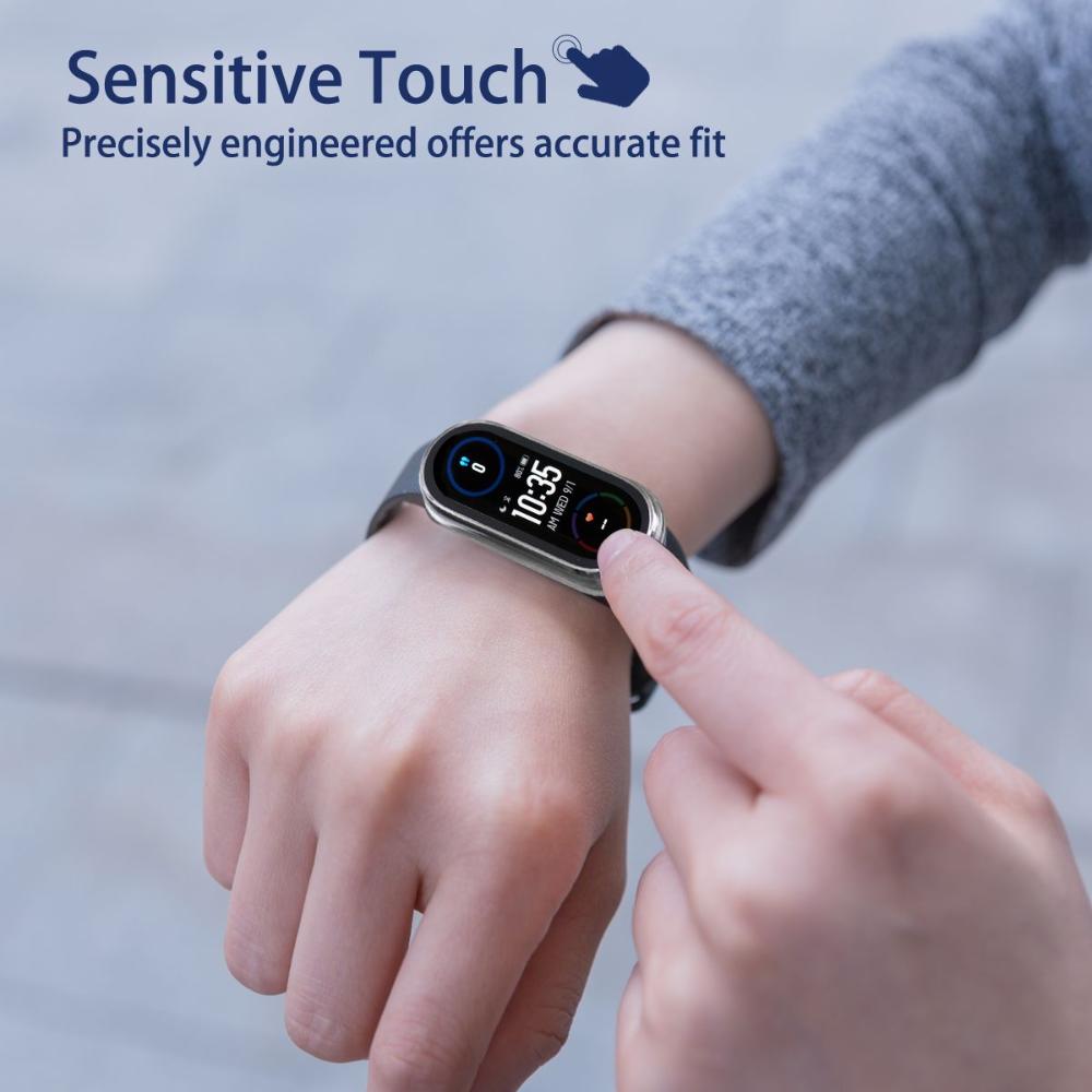 Fingerprint-proof Full Protection Bumper PC Case Guard Shell Protective Cover Watch Frame