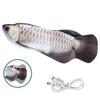 Kids Electric Pet Electric Floppy Fish Toy Toddler Interactive Soft Plush Toy Animal Model Cognitive Interactive Gift for Baby