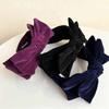 Vintage Applique Large Butterfly Knot Hairband for Women  Featuring Elegant and Luxurious Style  Wide-edge  Fashionable Headband and Hair Accessory
