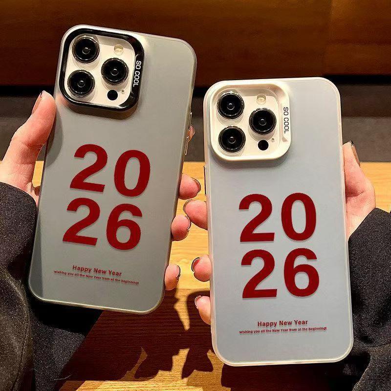 Year of the Horse red 1111 color silver case for Apple 11/11/11 pro mobile phone case 11promax11/11 luxury